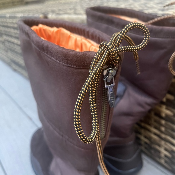 MBT Women's boots winter weather insulated brown rocker bottom 9-9.5 - Picture 6 of 17